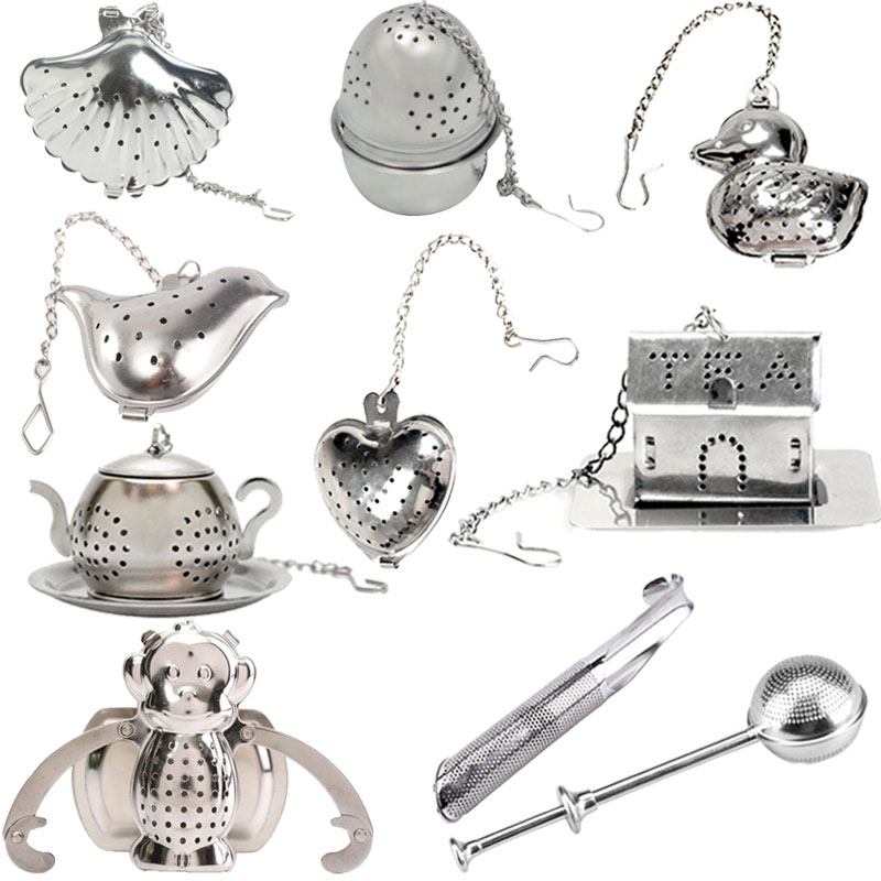 Loose Leaf Tea Infuser - ที่กรองชา Infuser สแตนเลส Teasoon กรองเครื่องปรุงรสตาข่าย Reusable