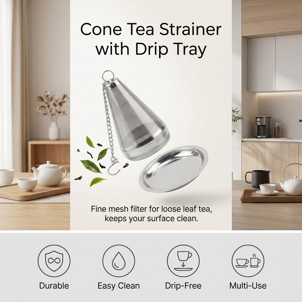 ที่กรองชา สแตนเลส ตาข่ายละเอีย - Loose Leaf Tea Infuser บทวิจารณ์และราคา