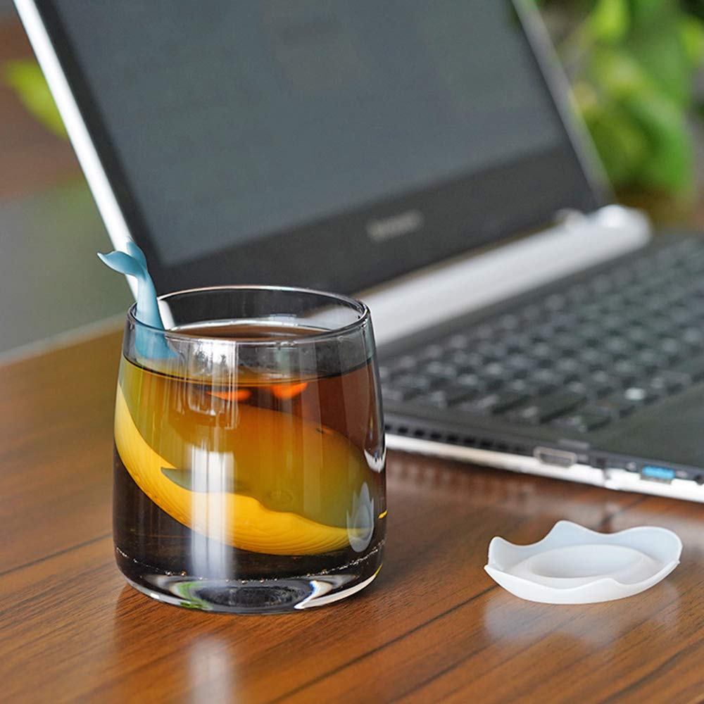 ที่กรองชาซิลิโคนที่กรองชาดํากร - Loose Leaf Tea Infuser บทวิจารณ์และราคา