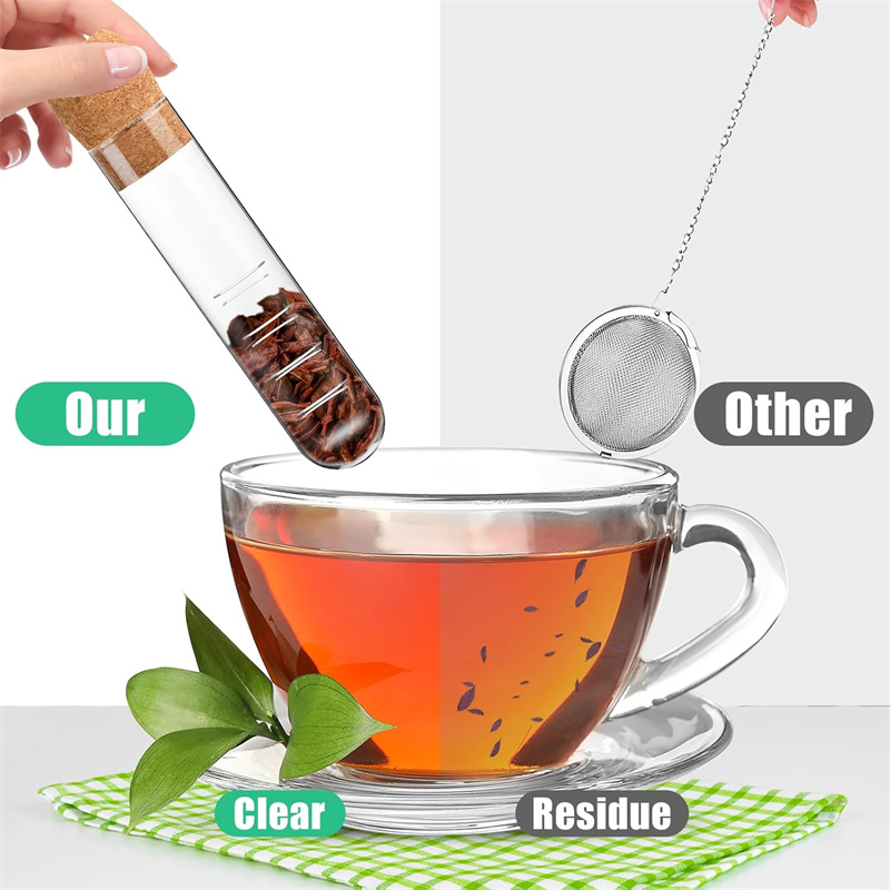 ที่กรองชาแก้วสำหรับชาใบหลวม ที - Loose Leaf Tea Infuser บทวิจารณ์และราคา