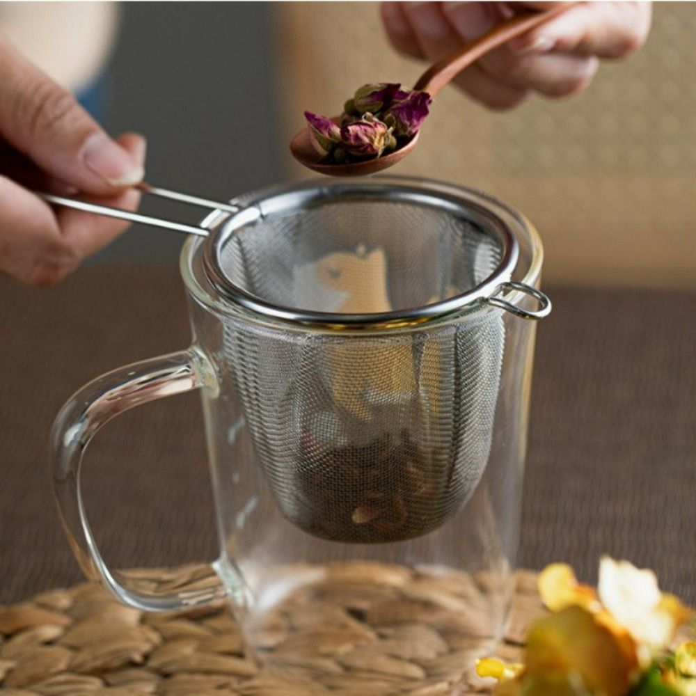 ที่กรองชาสแตนเลสแบบตาข่ายละเอี - Loose Leaf Tea Infuser บทวิจารณ์และราคา