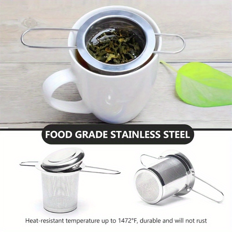 ที่กรองชาสแตนเลสพร้อมฝาปิด ใช้ - Loose Leaf Tea Infuser บทวิจารณ์และราคา