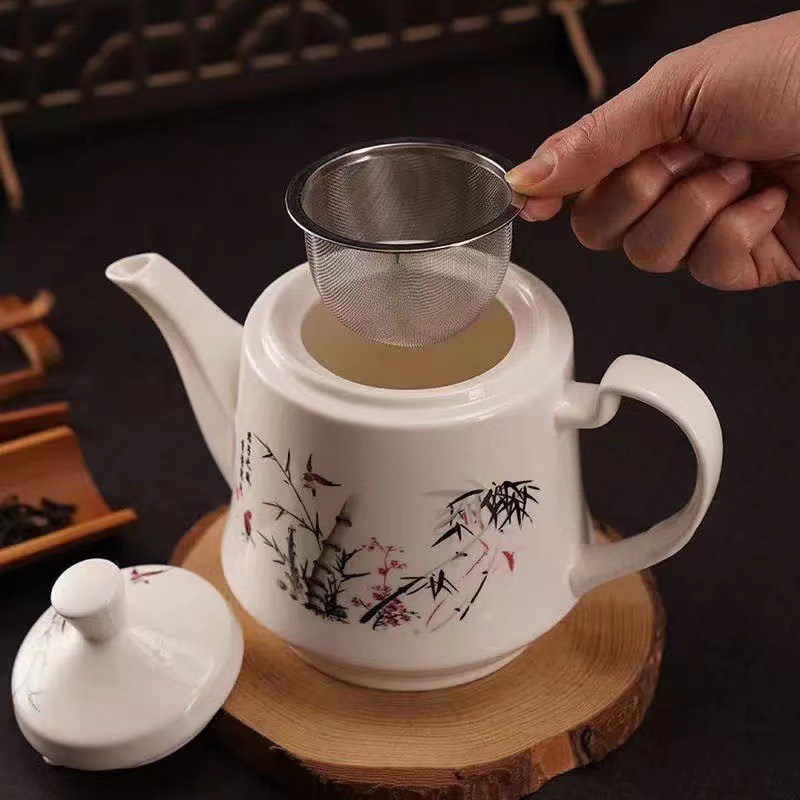 ที่กรองชาสแตนเลสแบบใช้ซ้ำได้ 1 - Loose Leaf Tea Infuser บทวิจารณ์และราคา
