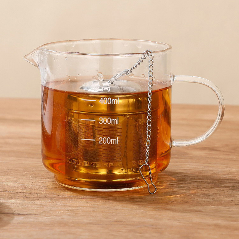 ที่ชงชาสแตนเลสสตีลที่กรองใบชาเ - Loose Leaf Tea Infuser บทวิจารณ์และราคา