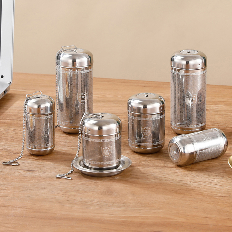 ที่ชงชาสแตนเลสสตีลที่กรองใบชาเ - Loose Leaf Tea Infuser บทวิจารณ์และราคา