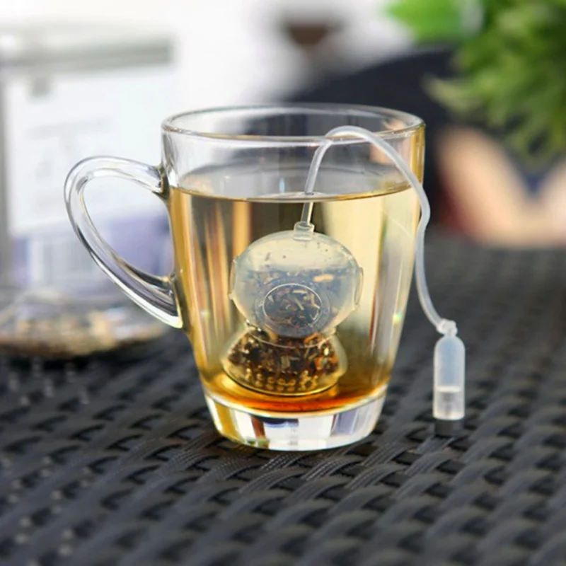 ที่กรองน้ำรั่วซิลิโคนเกรดอาหาร - Loose Leaf Tea Infuser บทวิจารณ์และราคา