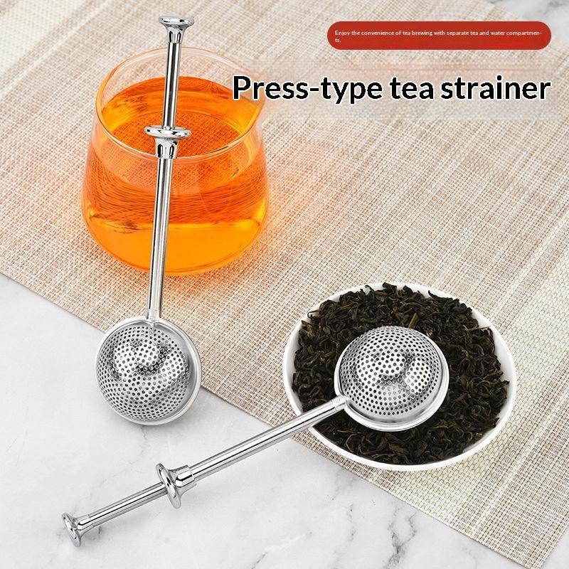 ที่กรองชาสแตนเลสด้ามยาว ตาข่าย - Loose Leaf Tea Infuser บทวิจารณ์และราคา